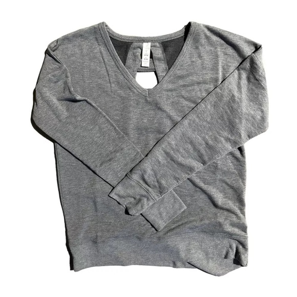 Balance Collection Sweaters - Balance Athletic Long Sleeve Cutout Sweater Gray Size L NWOT